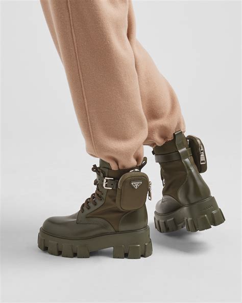 prada olive green boots|Prada Boots for Women .